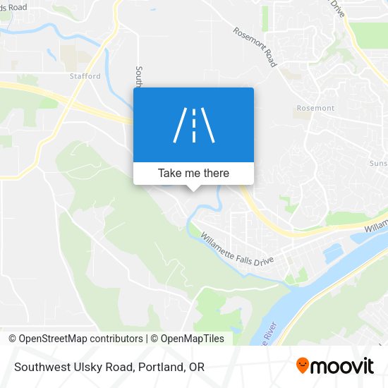 Mapa de Southwest Ulsky Road