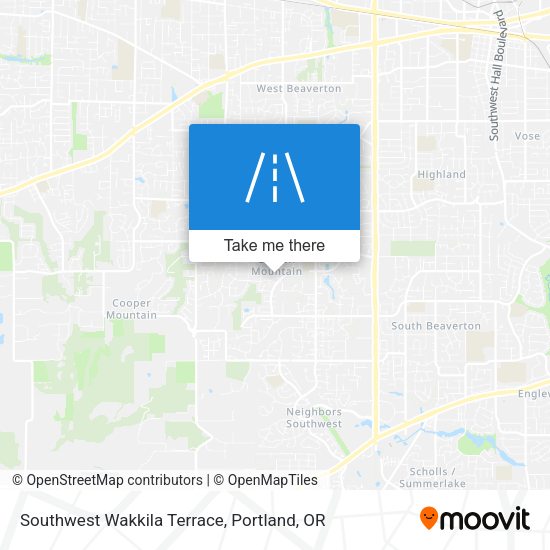 Southwest Wakkila Terrace map