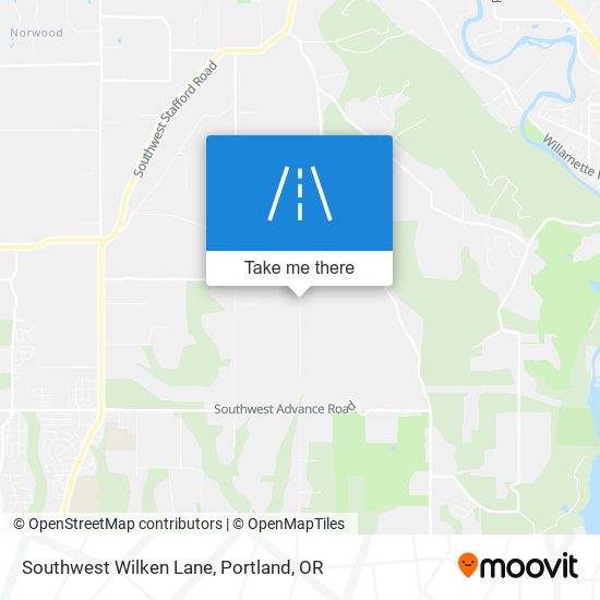 Mapa de Southwest Wilken Lane