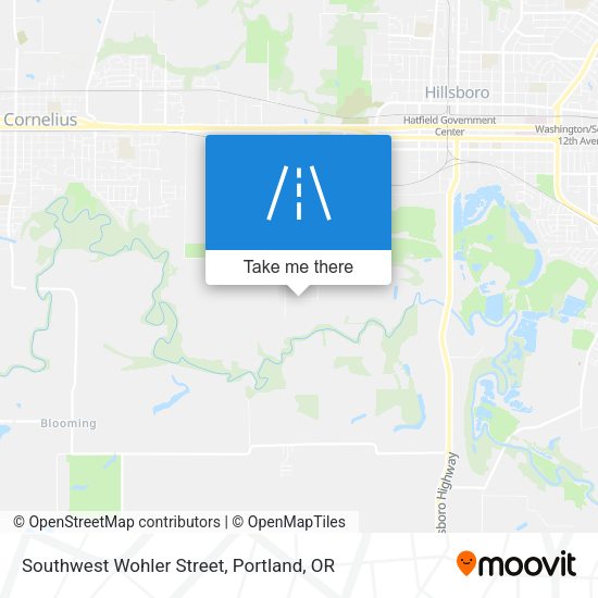 Southwest Wohler Street map