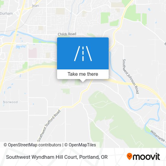 Southwest Wyndham Hill Court map