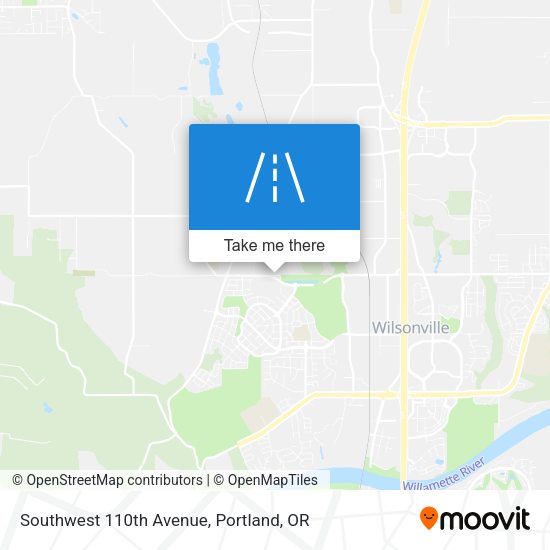 Southwest 110th Avenue map