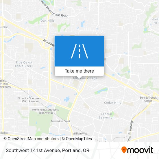 Mapa de Southwest 141st Avenue