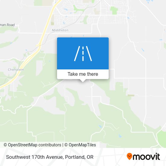 Southwest 170th Avenue map