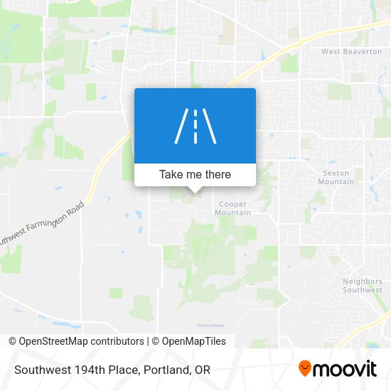 Mapa de Southwest 194th Place