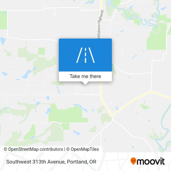 Southwest 313th Avenue map