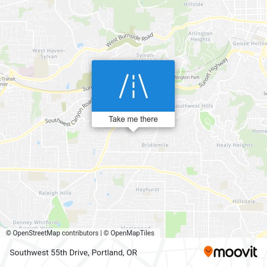 Mapa de Southwest 55th Drive