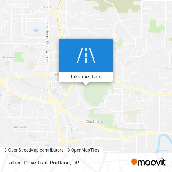 Talbert Drive Trail map