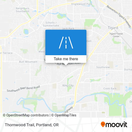 Mapa de Thornwood Trail