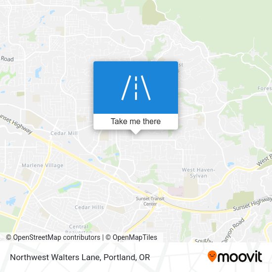 Mapa de Northwest Walters Lane
