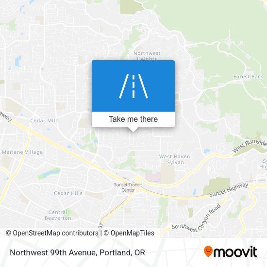Mapa de Northwest 99th Avenue