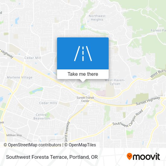 Mapa de Southwest Foresta Terrace