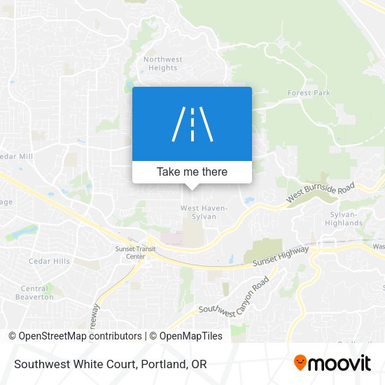 Mapa de Southwest White Court
