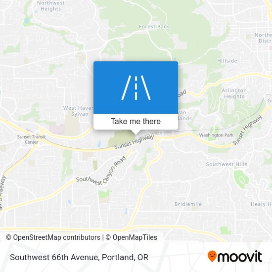 Southwest 66th Avenue map