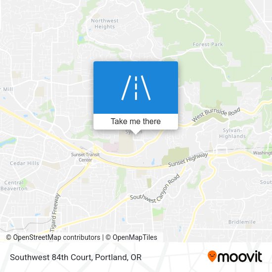 Mapa de Southwest 84th Court