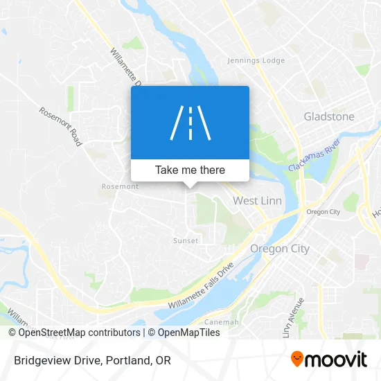 Bridgeview Drive map