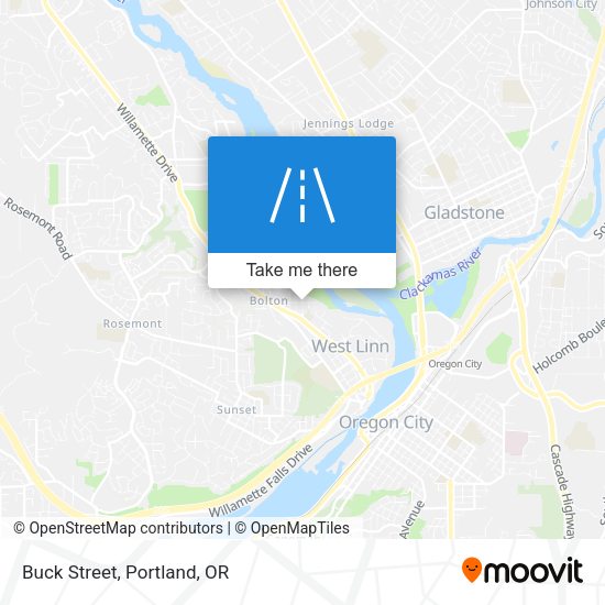 Mapa de Buck Street