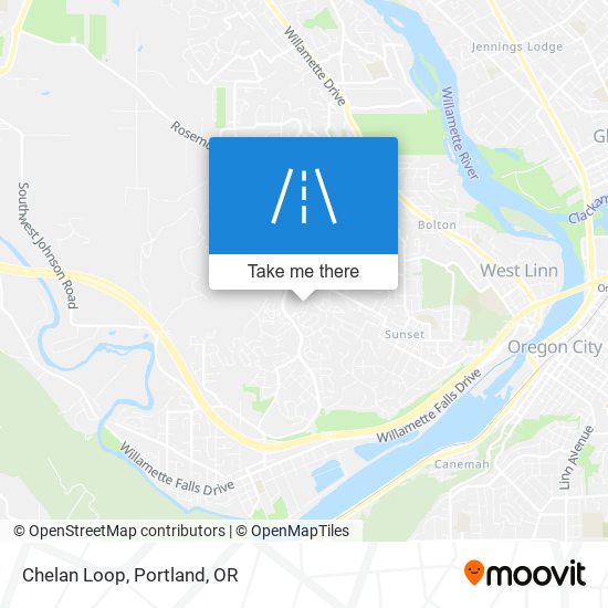 Mapa de Chelan Loop