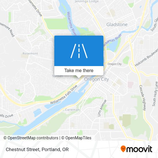Mapa de Chestnut Street