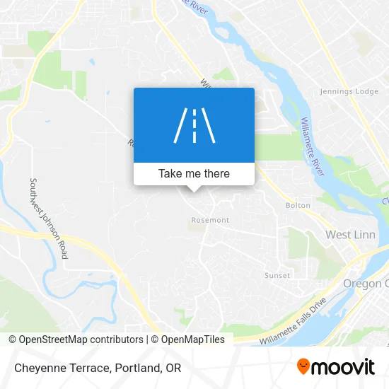 Cheyenne Terrace map