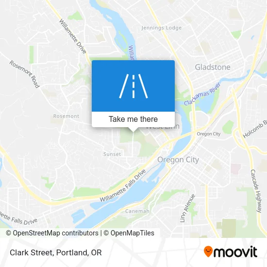 Clark Street map