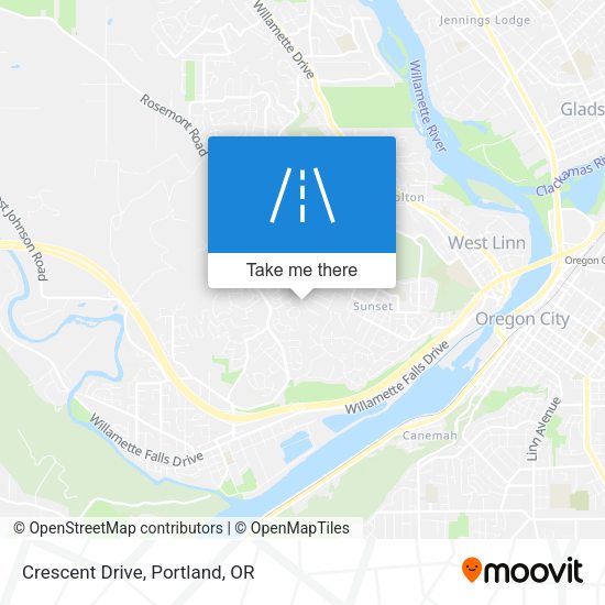 Mapa de Crescent Drive