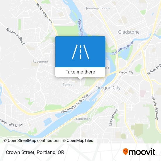 Mapa de Crown Street
