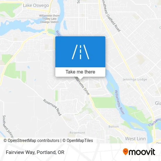 Fairview Way map