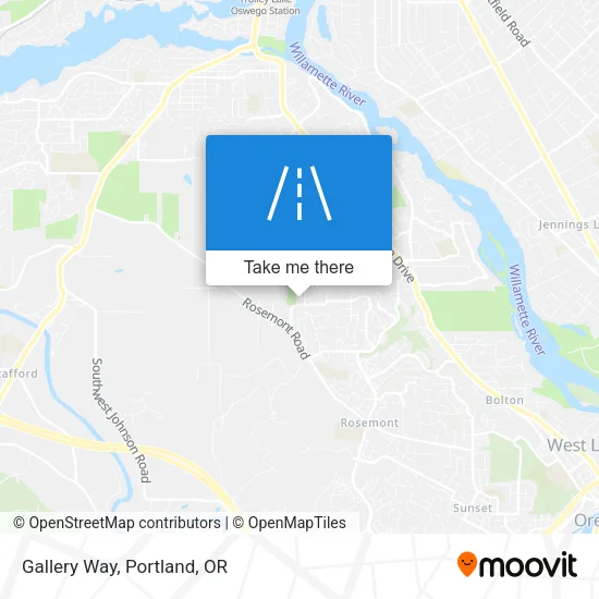 Gallery Way map
