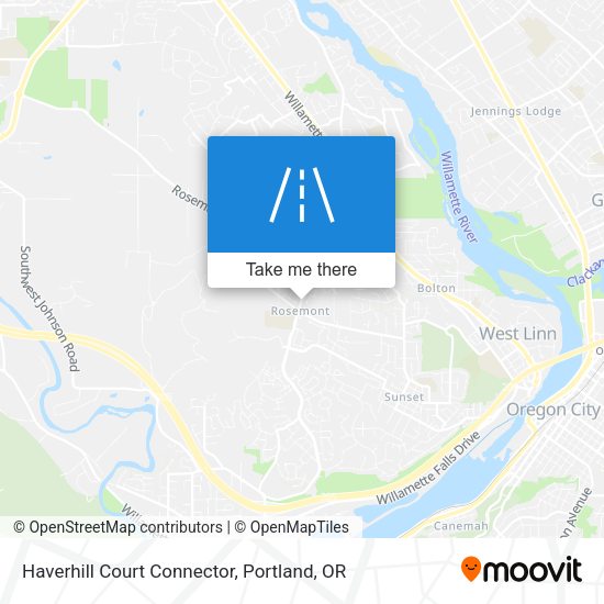 Haverhill Court Connector map