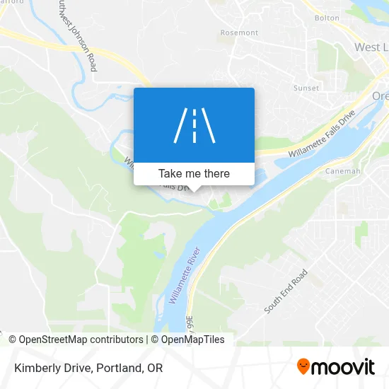 Kimberly Drive map