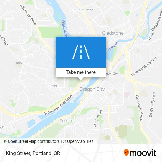 King Street map