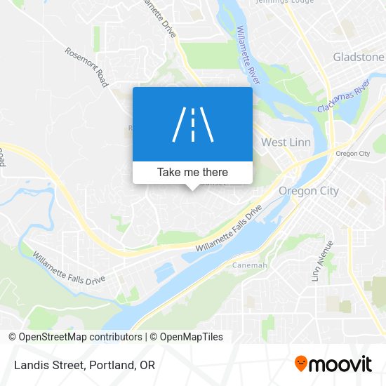 Mapa de Landis Street