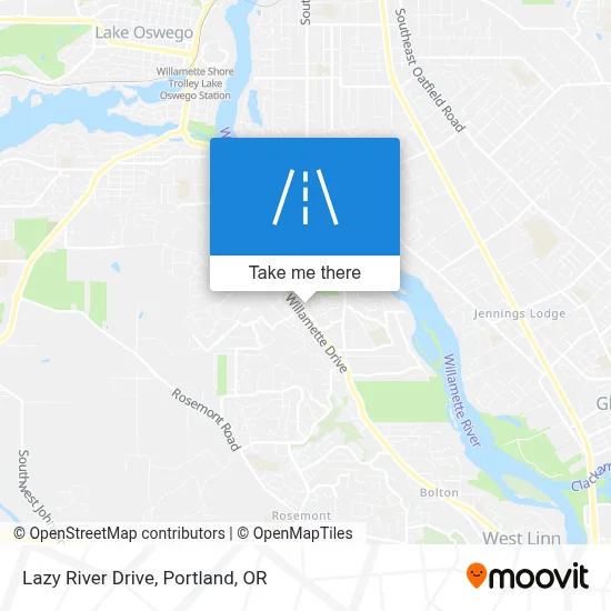 Lazy River Drive map