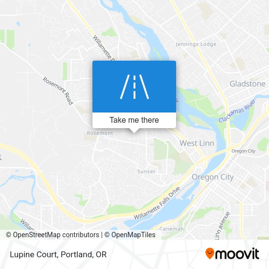 Mapa de Lupine Court