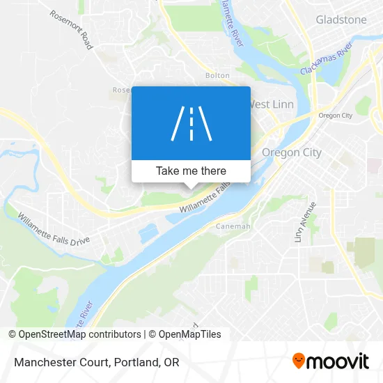 Manchester Court map