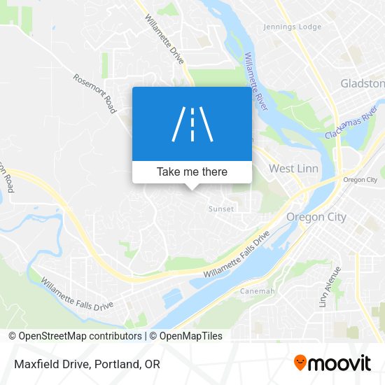 Mapa de Maxfield Drive