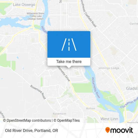 Old River Drive map