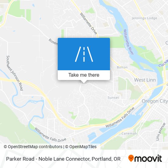 Parker Road - Noble Lane Connector map