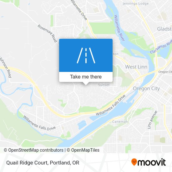 Mapa de Quail Ridge Court