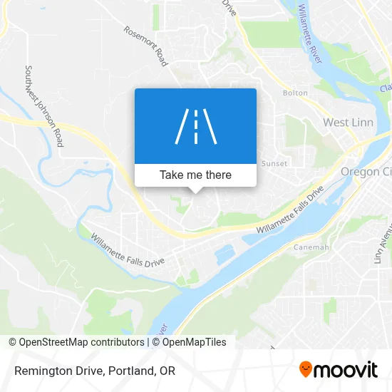 Remington Drive map