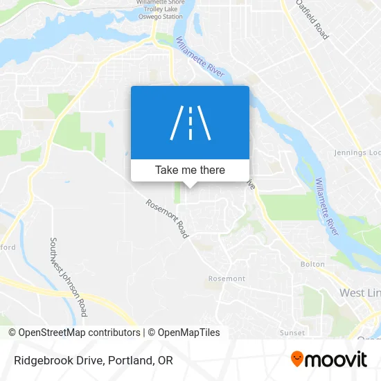 Ridgebrook Drive map