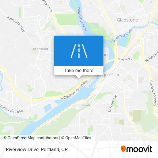 Riverview Drive map