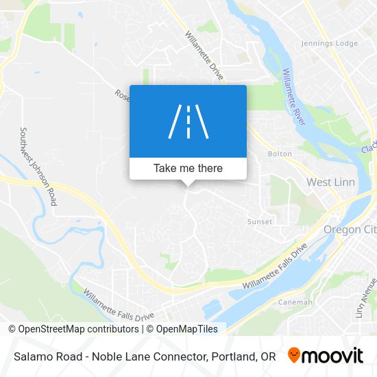 Salamo Road - Noble Lane Connector map