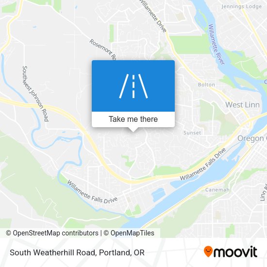 South Weatherhill Road map