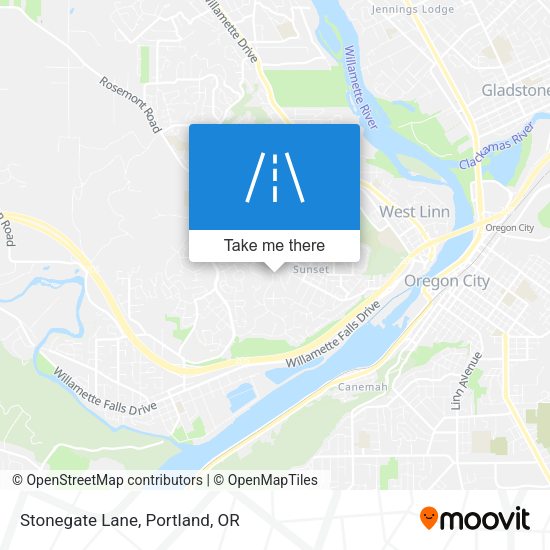 Mapa de Stonegate Lane