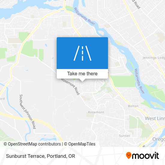 Mapa de Sunburst Terrace