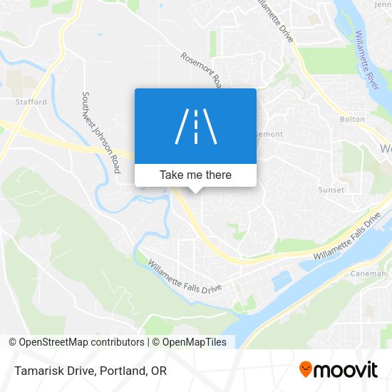 Mapa de Tamarisk Drive