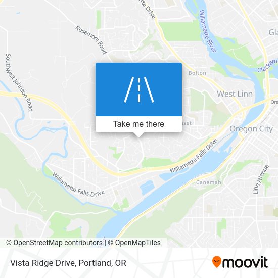 Mapa de Vista Ridge Drive