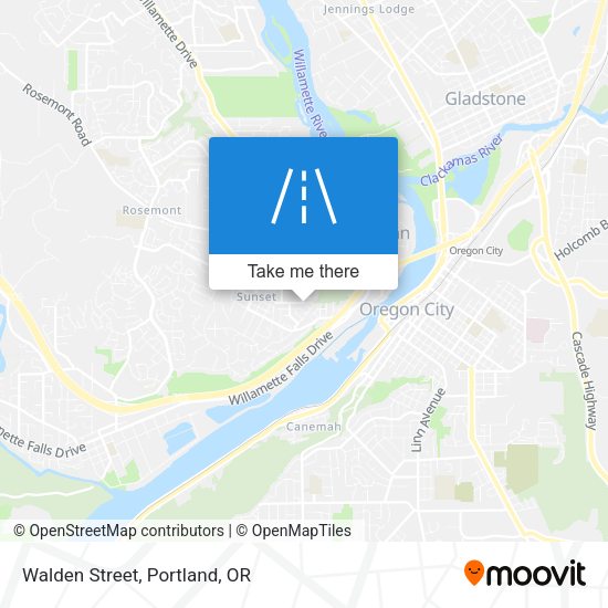 Mapa de Walden Street